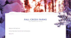 Desktop Screenshot of fallcreekfarms.net