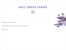 Tablet Screenshot of fallcreekfarms.net